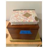 Lot of 7 Photo Albums Scrapbooks Address Book Wood Frame Box
