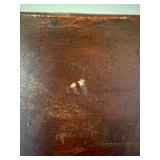 Large Buddha Wall Art Canvas Panel Red Gold Damask 35x48 Decor