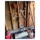Large Collection of Yard Tools including Husqvarna Weed Trimmer