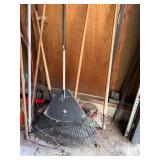 Large Collection of Yard Tools including Husqvarna Weed Trimmer