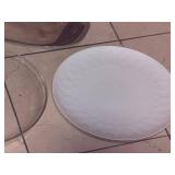 Assorted Vintage Serving Pieces Glass Plates Bowls Tray 7pc Lot