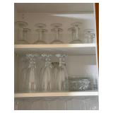 Assorted Glassware Stemware Serving Bowls Mixed Lot Used