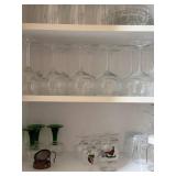 Assorted Glassware Stemware Serving Bowls Mixed Lot Used