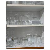 Assorted Glassware Stemware Serving Bowls Mixed Lot Used