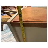 Locking Lateral File Cabinet Woodgrain Top Metal Office Storage