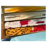 Hurd Beeswax Candles Vintage Mixed Lot Twisted Tapers w/ Boxes