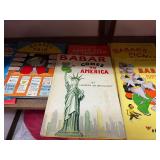 Vintage Babar & Charlie Brown Childrenâs Book Lot 9 Mixed HC/PB
