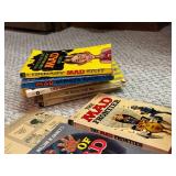 Vintage MAD Magazine & Paperback Book Lot 1960s-70s Mixed Condition