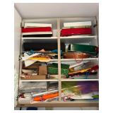 Large Mixed Lot Gift Wrap Bags Tissue Boxes Ribbon Craft Supplies