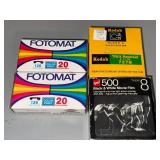 Vintage Film Lot Fotomat 126 Kodak Tri-X 7278 GAF Super 8 Boxes