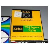 Vintage Film Lot Fotomat 126 Kodak Tri-X 7278 GAF Super 8 Boxes
