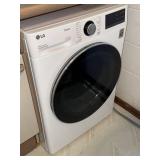 LG DLHC1455W Front Load Heat Pump Dryer ThinQ White Used