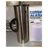 ALLGO Coffee At A Touch Thermal Carafe 1.0 Liter Boxed Stainless