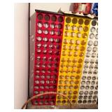 Vintage Modular Plastic Bottle Racks Retro Wine Storage Set 4 Colors