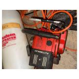 Vintage Homelite Gas Chainsaw w/ Bar Cover Red Used Untested