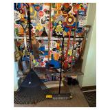 Mixed Garage Garden Hand Tools Lot Shovels Rake Saw Broom Used