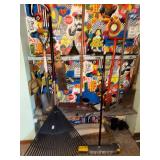 Mixed Garage Garden Hand Tools Lot Shovels Rake Saw Broom Used
