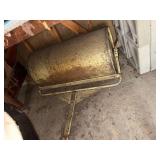 Vintage Steel Lawn Roller Yard Garden Tow-Behind Pull Roller Rusty