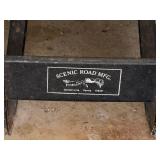 Scenic Road MFG 2-Wheel Garden Cart Wheelbarrow Poly Tub Used