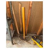 Hydraulic Floor Jack & Hand Tool Lot Sledge Pick Axe Used