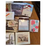 Mixed Stationery Greeting Card Lot Boxed Note Cards Envelopes Paper
