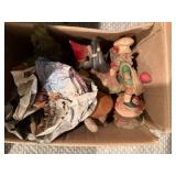 Tom Clark Gnome Figurines Lot w/ Royal Copenhagen Crystal Bowl