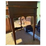 Vintage Wooden Roll Top Writing Desk Secretary w Drawers, Good