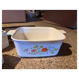 Mixed Decor Lot Frames Ceramic Planters Floral Baking Dish Used