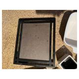 Mixed Decor Lot Frames Ceramic Planters Floral Baking Dish Used