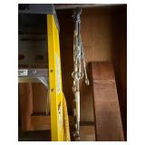 Keller Fiberglass Step Ladder w/ Turnbuckles & Rope Hooks Lot