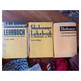 Vintage Knitting Lot Schachenmayr Lehrbuch Books Yarn Needles Patterns