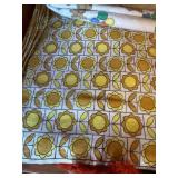 Large Vintage Linen Tablecloth Napkin Towel Textile Lot Mixed Patterns