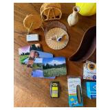 Mixed Estate Table Lot Lemon Pitcher Flashlight Pottery Decor