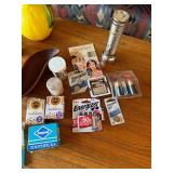 Mixed Estate Table Lot Lemon Pitcher Flashlight Pottery Decor
