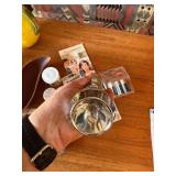 Mixed Estate Table Lot Lemon Pitcher Flashlight Pottery Decor