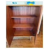 Mid Century Danish Modern Teak Cabinet Credenza Bar Cabinet