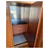 Mid Century Danish Modern Teak Cabinet Credenza Bar Cabinet
