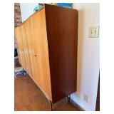 Mid Century Danish Modern Teak Cabinet Credenza Bar Cabinet