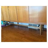 Mid Century Danish Modern Teak Cabinet Credenza Bar Cabinet
