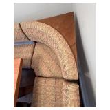 Vintage Mid Century Corner Banquette Dining Set Table 3 Chairs