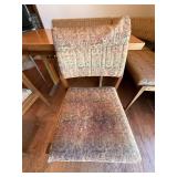 Vintage Mid Century Corner Banquette Dining Set Table 3 Chairs
