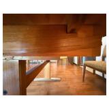 Vintage Mid Century Corner Banquette Dining Set Table 3 Chairs