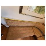 Vintage Mid Century Corner Banquette Dining Set Table 3 Chairs