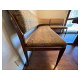 Vintage Mid Century Corner Banquette Dining Set Table 3 Chairs