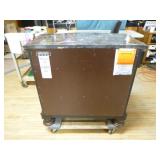 Ashley Dark Brown Three Drawer Night Stand