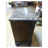 Ashley Dark Brown Three Drawer Night Stand