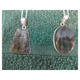 5 Labradorite Pendants