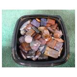 Tray of Agates and Crystals