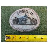 Crystal Slab with Sturgis 95 - Motorcycle