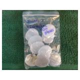 10 Quartz and Tourmaline Palm Stones